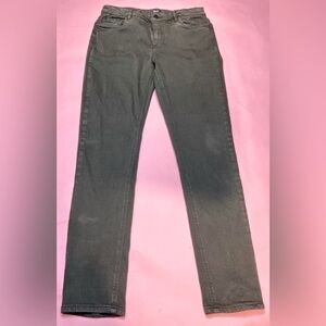 Roots Canada olive green Denim Straight Leg Jeans Size 29 x 29